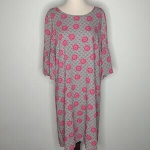 NWOT Skies Are Blue Women's Gray/Pink Dress Size Large